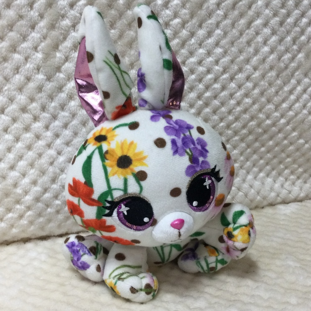 GUND P Lushes Pets Plush Flora Karrats Stuffed Animal Floral Bunny Rabbit Toy